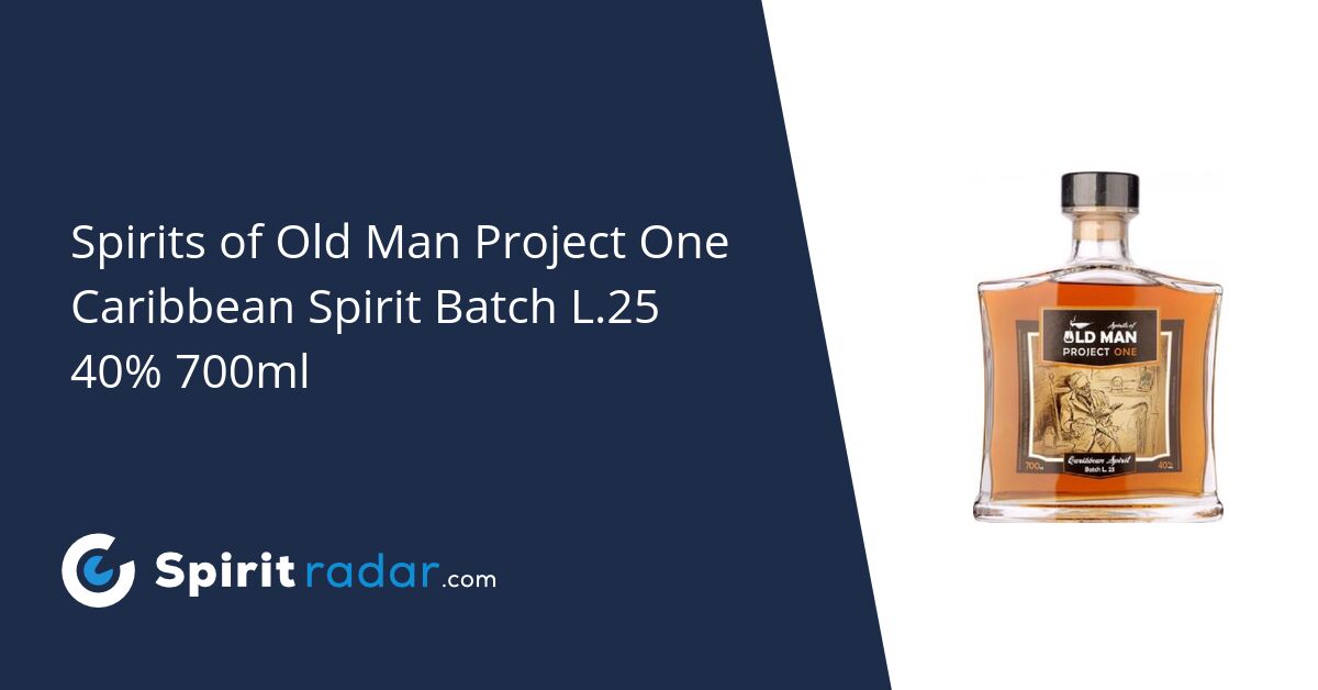 Spirits Of Old Man Project One Caribbean Spirit Batch L Ml