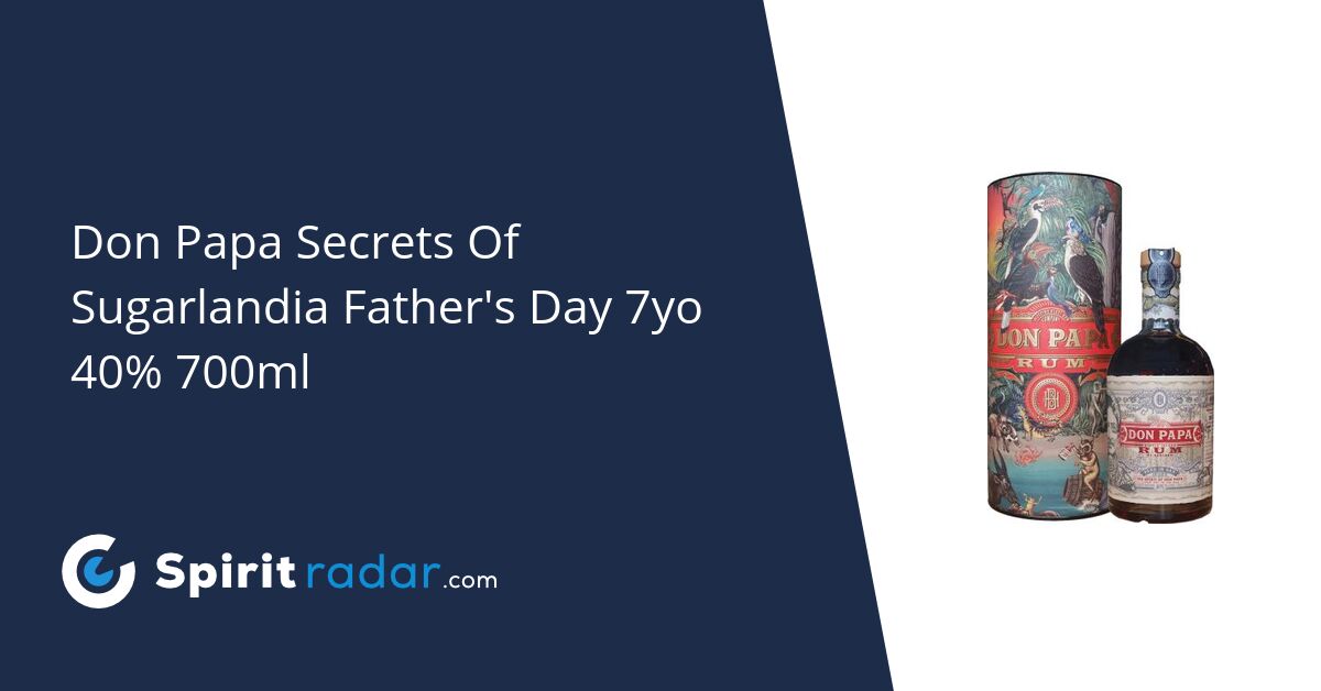 Don Papa Secrets Of Sugarlandia Father S Day 7yo 40 700ml Spirit Radar