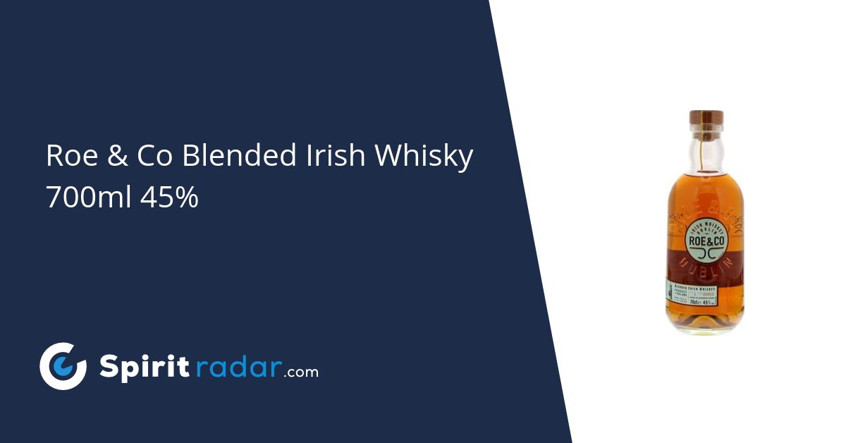 Roe Co Blended Irish Whisky Ml Spirit Radar