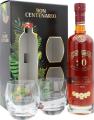 Ron Centenario Fundacion Giftbox With Glasses 20yo 40% 700ml