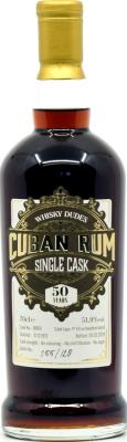 Whiskydudes 1973 Cuban Rum 50yo 51.9% 700ml