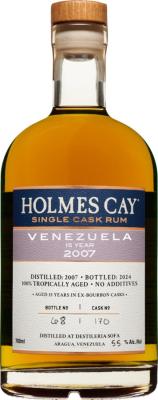 Holmes Cay 2007 Destileria Sofa Venezuela 15yo 55% 700ml