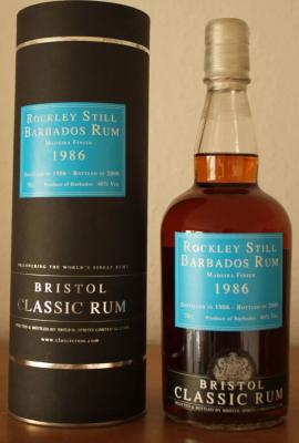 Bristol Classic 1986 WIRD Barbados Rockley Still 22yo 46% 700ml