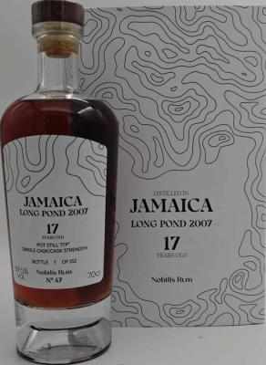 Nobilis Rum 2007 Long Pond Jamaica no.47 17yo 69.5% 700ml