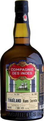 Compagnie des Indes 2014 Secrete Thailand 8yo 43% 700ml