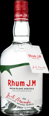 Rhum J.M 2022 Juste Macouba Bio 52.1% 700ml