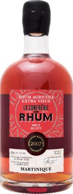 HSE 2007 La Confrerie Du Rhum Brut de Fut 2nd Edition 51.9% 500ml