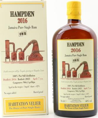 Habitation Velier 2016 Hampden OWH Jamaica 7yo 60% 700ml