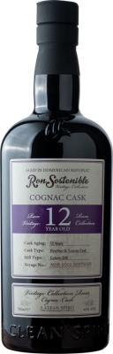 Ron Sostenible Cognac Cask 12yo 43% 700ml