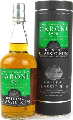 Bristol 1998 Caroni Trinidad HTR 15yo 40% 700ml