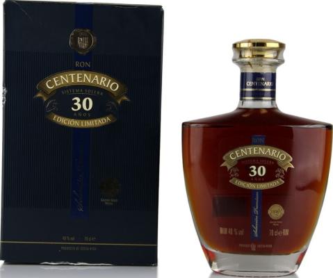 Fabrica Nacional de Licores Centenario Costa Rica 30 Aniversario Special Blend 30yo 40% 700ml