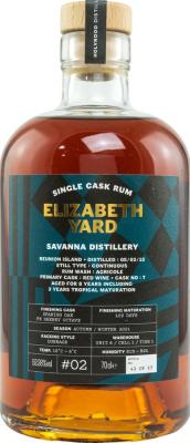 Elizabeth Yard 2013 Savanna Reunion #2 Spanish Oak PX Sherry Octave Finish 8yo 53.38% 700ml