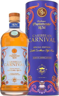 Bodegas Papiamento Carnival Dutch Caribbean Style Rum 8yo 40% 700ml