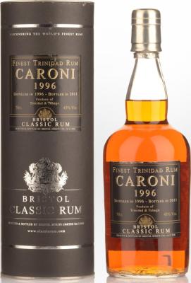 Bristol Classic 1996 Caroni Finest Trinidad 15yo 43% 700ml