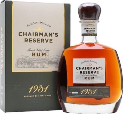 Chairman's Reserve Saint Lucia 1931 46% 750ml