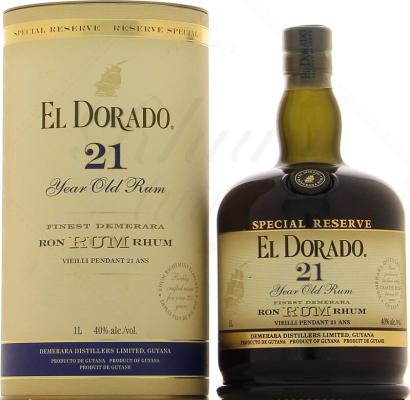 El Dorado Finest Demerara 21yo 40% 1000ml