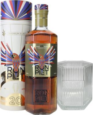 Ron Piet Premium Giftbox With Glass 20yo 40% 700ml