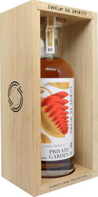 Swell de Spirits 2000 TDL Trinidad Private Garden Series Bottled for Clos des Spiritueux With Wooden Box 22yo 57.5% 500ml