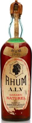 Bernoud & Rollet 1949 Rhum A.L.V Garanti Naturel