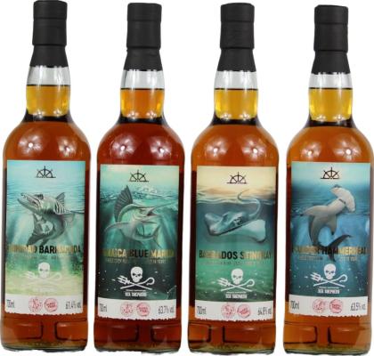 Flensburg Rum Company Sea Shepherd Exclusive Kirsch Import 4 Bottles Set 700ml