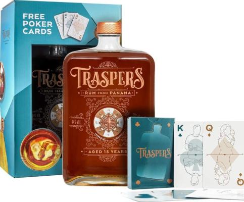 Traspers Panama Giftbox With Cardset 15yo 44% 700ml