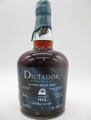 Dictador 1994 La Vida Dulce Azul 44% 700ml