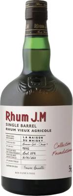 Rhum J.M 2016 Single Barrel #150472 Collection Foundations 8yo 56.7% 700ml