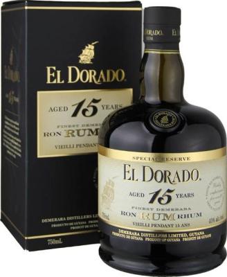 El Dorado Special Reserve 15yo 40% 750ml