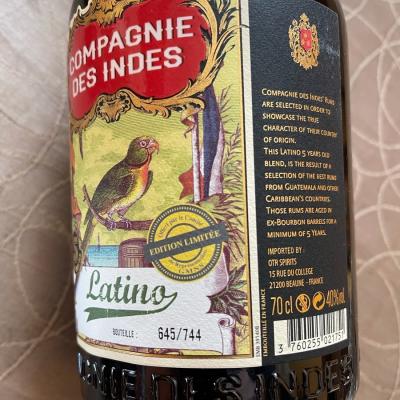 Compagnie Des Indes Latino GMNS 5yo 40% 700ml