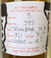 Springbank 2005 Duty Paid Sample For Trade Purposes Only Fresh Bourbon Barrel Rotation 395 56% 700ml