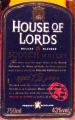 House of Lords 12yo 43% 750ml