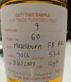 Hazelburn 2007 Duty Paid Sample For Trade Purposes Only Fresh Bourbon Barrel Rotation 60 53.6% 700ml