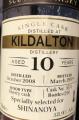 Kildalton 2008 MBl Sherry Cask #5074 Shinanoya 53.9% 700ml