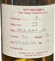 Hazelburn 2009 Duty Paid Sample For Trade Purposes Only Refill Bourbon Washback Bar 54.1% 700ml