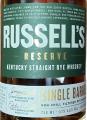 Russell's Reserve Single Barrel Rye Kentucky Straight Rye Whisky 52% 750ml