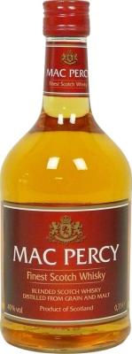 Mac Percy Blended Scotch Whisky Finest Scotch Whisky 40% 700ml