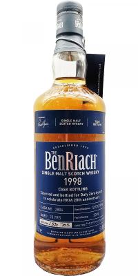 BenRiach 1998 Single Cask Bottling Pedro Ximenez Puncheon #2804 54.4% 700ml