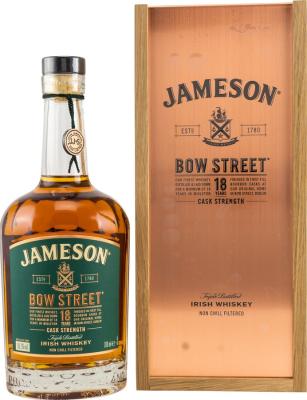 Jameson 18yo Bow Street Cask Strength first fill ex-bourbon casks 55.1% 700ml