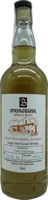 Springbank Hand Filled Distillery Exclusive 55.9% 700ml