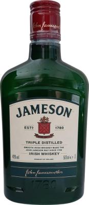 Jameson Flat plastic bottle Triple Distilled Airports 40% 500ml