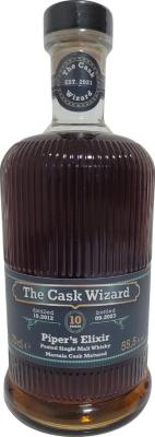 The Cask Wizard 2012 TCaWi Piper's Elixir Marsala Matured Dudelsack Der Whiskyladen 55.5% 700ml