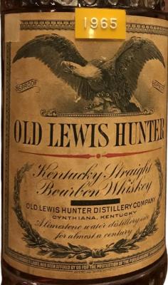 Old Lewis Hunter Kentucky Straight Bourbon Whisky 43% 750ml