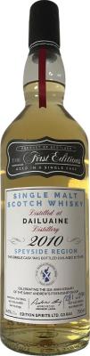 Dailuaine 2010 ED The 1st Editions 11th Anniversary of the Saint Andrew's Friendship Group 46% 700ml