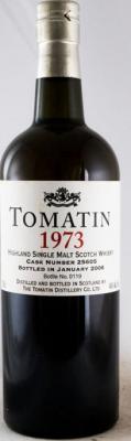 Tomatin 1973 33yo #25605 46% 700ml