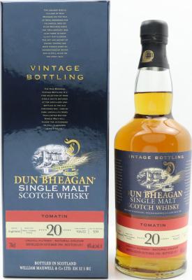 Tomatin 1996 IM Dun Bheagan 20yo #91622 46% 700ml