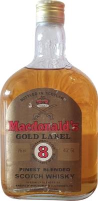 MacDonald's 8yo Gold Label 43% 750ml