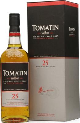 Tomatin 25yo North American Oak 43% 700ml