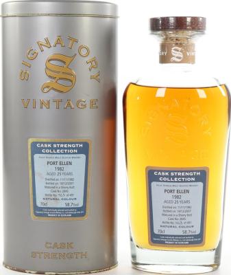 Port Ellen 1982 SV Cask Strength Collection Sherry Butt #2845 58.7% 700ml