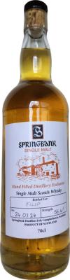 Springbank Hand Filled Distillery Exclusive Filip De VOS 56.4% 700ml