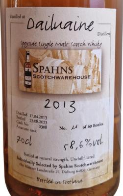 Dailuaine 2013 SpSw 58.6% 700ml